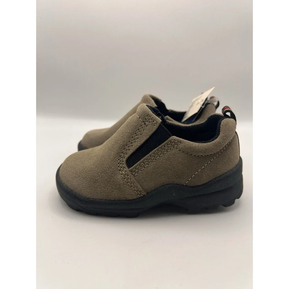 Genuine Kids OshKosh Toddler Boys Size 5 Luther Tan Slip On Loafers Shoes NWT